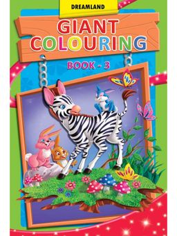 Dreamland - Giant Book 3 Children Drawing, Painting & Colouring Book