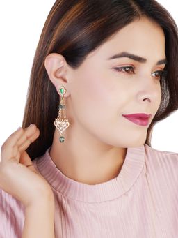 Estele - Gold Plated Fascinating Earrings for Women