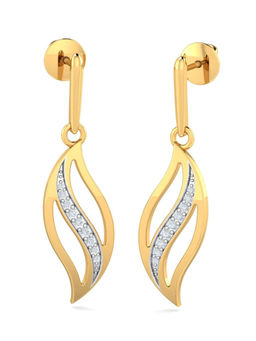 KuberBox - 14K Flavia Drop Earrings for Women and Girls