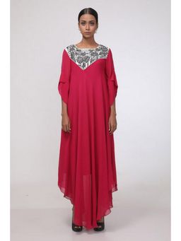 CHHAYA MEHROTRA - Elsie Red Tunic Maxi Dress