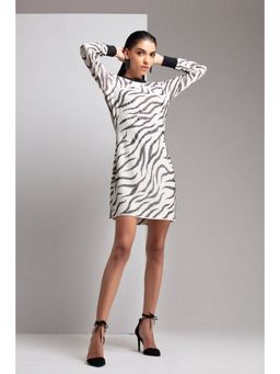 CHHAYA MEHROTRA - White Shift Mini Dress