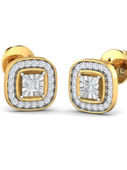 KuberBox - 14K Amica Soli-illusio Earrings for Women and Girls