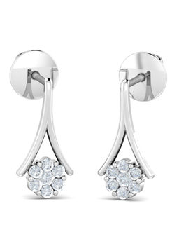 KuberBox - 18K Ayse Stud Earrings for Women and Girls