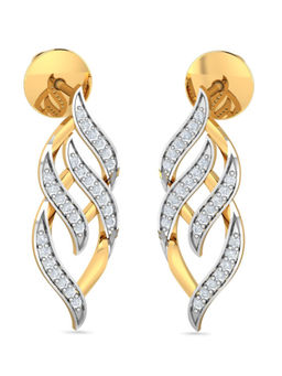 KuberBox - 18K Aysel Earrings for Women and Girls