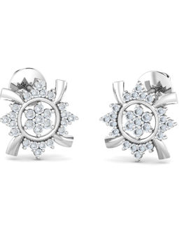 KuberBox - 18K Aysu Stud Earrings for Women and Girls