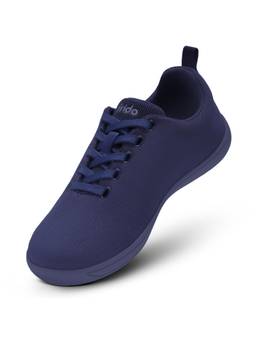 Frido - Mens Navy Blue Cloud Comfort Zero Drop Design Walking Shoes