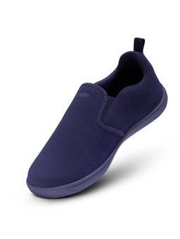 Frido - Mens Navy Blue Wide Toe Box Cloud Comfort Casual Walking Shoes