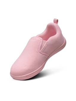 Frido - Womens Pink Wide Toe Box Cloud Comfort Casual Walking Shoes