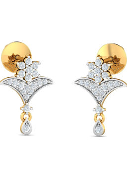 KuberBox - 14K Duygu Stud Earrings for Women and Girls