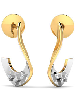 KuberBox - 18K Atara Stud Earrings for Women and Girls