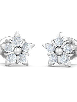 KuberBox - 14K Aviva 5-Stone Earrings for Women and Girls