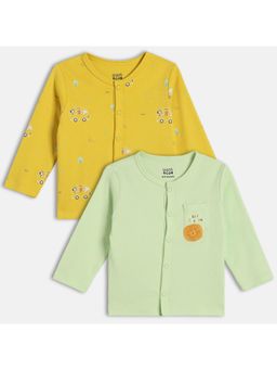 MINI KLUB - Cotton Car and Animal Printed Front Open Top (Pack Of 2)