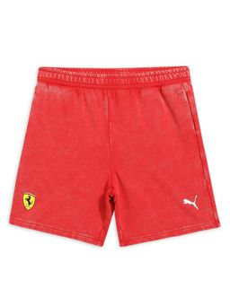 Puma - Ferrari Sportswear Kids’ Washed Regular Fit Shorts