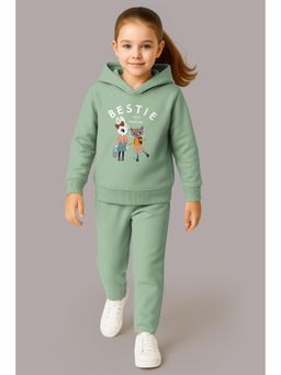 HELLCAT - Sea Green Trendy Co-Ord Set
