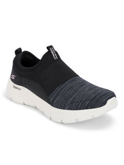 SKECHERS - Women Go Walk Flex Black & White Walking Shoes