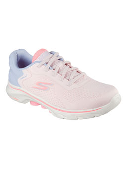 SKECHERS - Women Go Walk 7 - Cosmic Waves Light Pink Walking Shoes