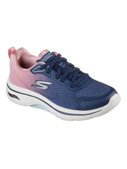SKECHERS - Women Go Walk Arch Fit 2.0 - Meredi Navy Blue & Pink Walking Shoes