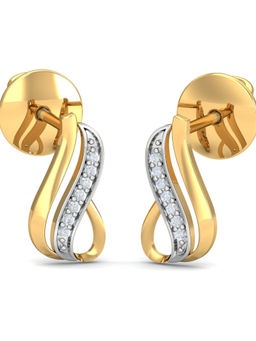 KuberBox - 14K Halima Stud Earrings for Women and Girls