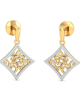 KuberBox - 14K Carter Filigree Earrings for Women and Girls