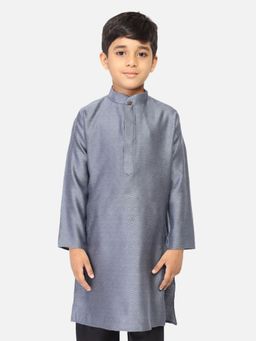 TABARD - Cotton Printed Blue Kurta