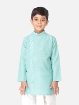 TABARD - Cotton Solid Blue Kurta