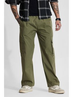 Snitch - Olive Loose Fit Cargo Pants
