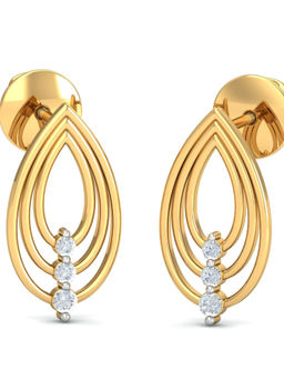 KuberBox - 18K Talisman Earrings for Women and Girls