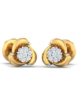 KuberBox - 14K Afolabi Stud Earrings for Women and Girls