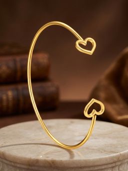ELRA - Gold 18K Gold Plated Golden Heart Cuff