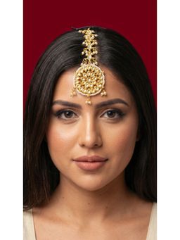 Jovi's Jewels - Kundan and Pearl Mangtika