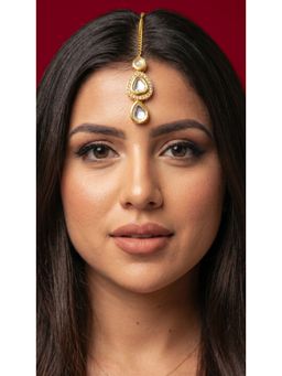 Jovi's Jewels - Gold Finish Kundan Mangtika