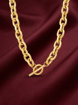 ELRA - Gold 18K Gold Plated Regal Loop Necklace