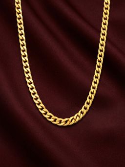 ELRA - Gold 18K Gold Plated Golden Curb Chain