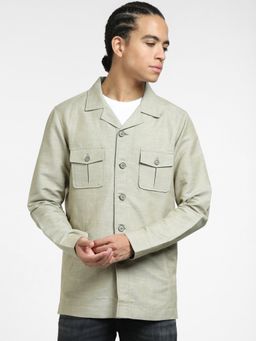 Jack & Jones - Aloe Green Linen Blazer
