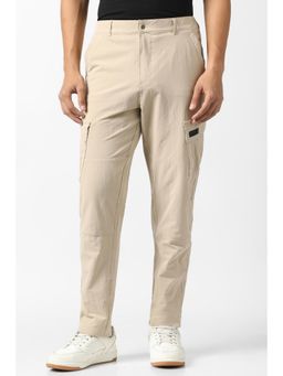 Van Heusen - Solid Beige Trouser