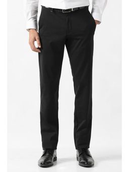 Van Heusen - Mens Solid Black Trouser
