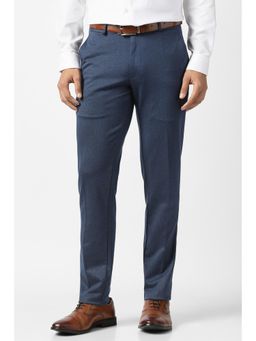 Van Heusen - Solid Navy Blue Trouser