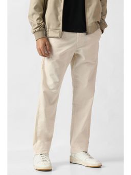 Van Heusen - Womens Solid Cream Trouser