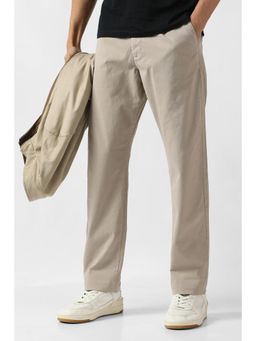 Van Heusen - Womens Solid Beige Trouser