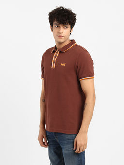 Levi's - Fired Brick Red Solid Polo T-shirts