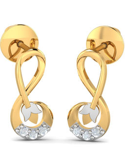KuberBox - 14K Aamina Blossom Earrings for Women and Girls