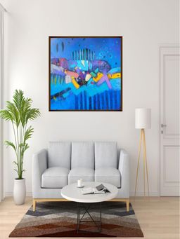 The Art House - Abstract Painting (30X30 Inches)