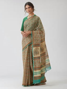 Fabindia - Cotton Silk Kota Printed Sari