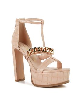 London Rag - Textured Peach Heels