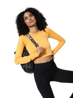 ONLY - Play Women Solid Orange Top