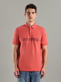 Tommy Hilfiger - Coral Logo Regular-Fit Cotton Polo T-shirt