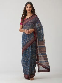 Fabindia - Cotton Silk Kota Printed Sari
