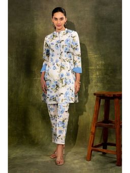 etre comfortwear - Bluebell Printed Cotton Poplin Co-Ord Set