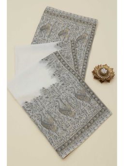 Soch - Off White Printed Dupatta