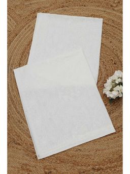 Soch - White Dupatta with Machine Embroidery